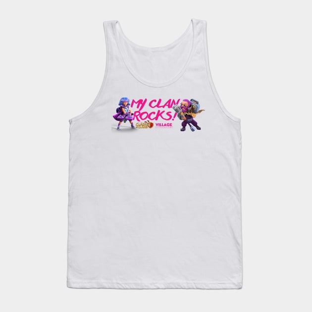 My Clan Rocks - Clash of Clans Tank Top by RW Designs